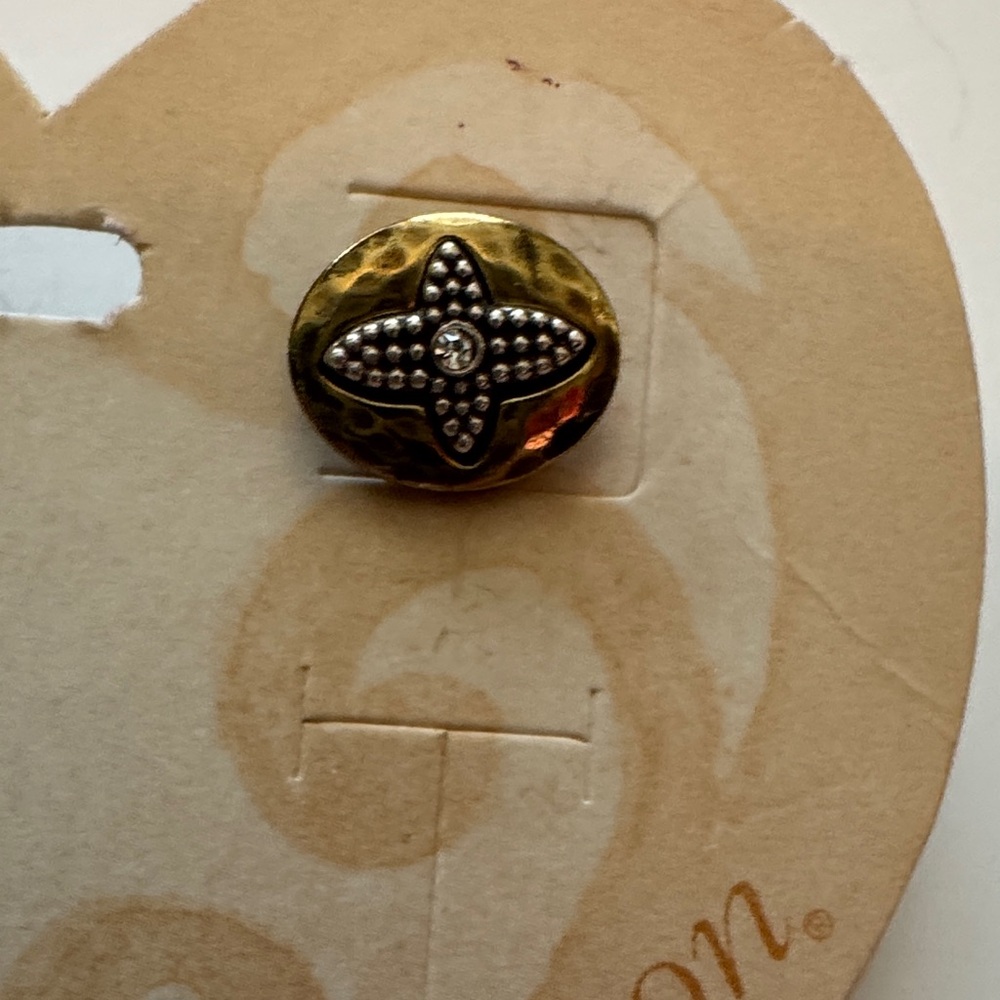 Brighton Gold and Silver Stud Earrings